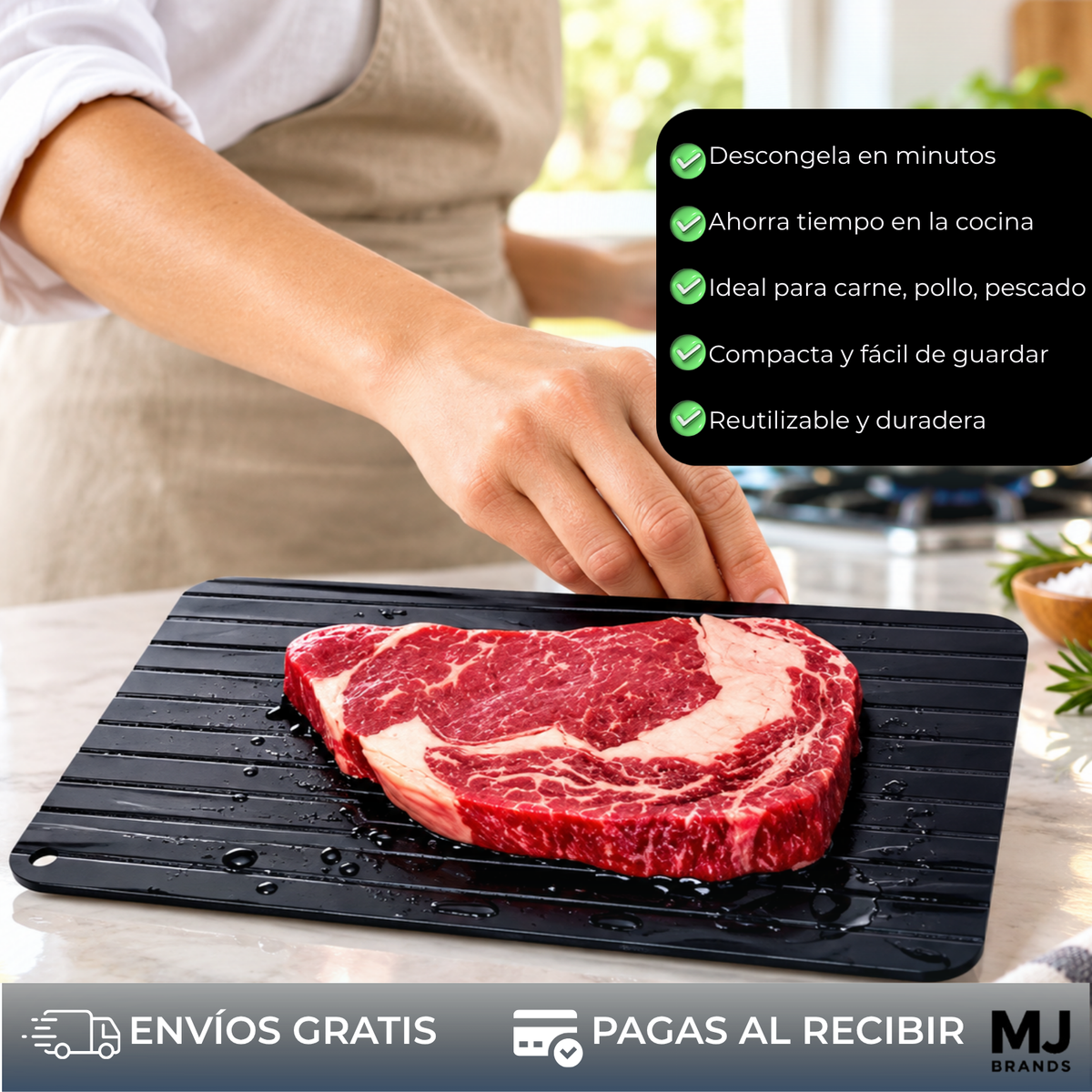 Tabla Descongelador De Carne