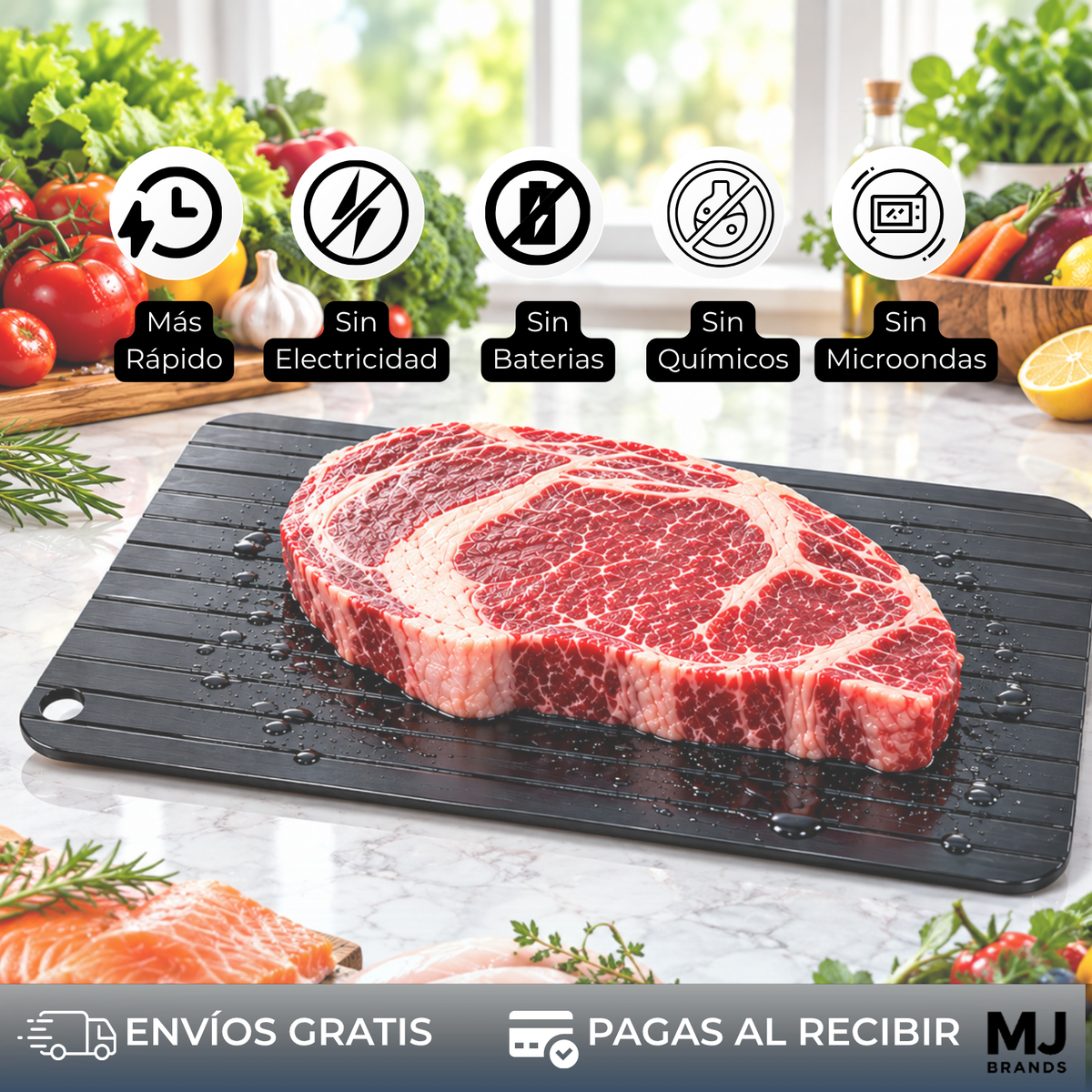 Tabla Descongelador De Carne